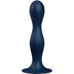 SATISFYER - DOUBLE BALL-R SILIKOONDILDO GRAANAAT | Pasio